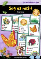 Vorschau - Spiele - Sag es nicht! Frühling - Wörter erklären - Deckblatt