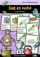 Vorschau - Spiele - Sag es nicht! In der Küche - Wörter erklären - Deckblatt
