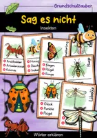 Vorschau - Spiele - Sag es nicht! Insekten - Wörter erklären - Deckblatt