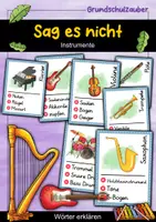 Vorschau - Spiele - Sag es nicht! Instrumente - Wörter erklären - Deckblatt