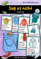 Vorschau - Spiele - Sag es nicht! Kleidung - Wörter erklären - Deckblatt