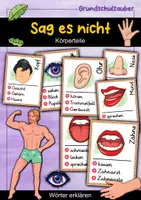 Vorschau - Spiele - Sag es nicht! Körperteile - Wörter erklären - Deckblatt