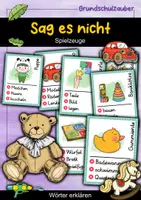Vorschau - Spiele - Sag es nicht! Spielzeuge - Wörter erklären - Deckblatt