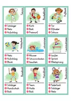 Vorschau - Spiele - Sag es nicht! Sportarten - Wörter erklären - Seite 1