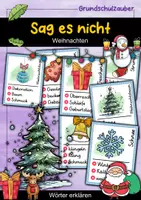 Vorschau - Spiele - Sag es nicht! Weihnachten - Wörter erklären - Deckblatt