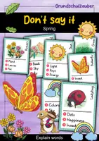 Vorschau - Spiele - Don't say it! Spring - explain words (English) - Deckblatt