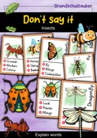 Vorschau - Spiele - Don't say it! Insects - explain words (English) - Deckblatt