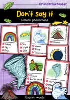 Vorschau - Spiele - Don't say it! Natural phenomena - explain words (English) - Deckblatt