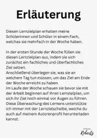 Vorschau - Anderer Materialtyp - Lernzielplan - Seite 1