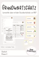 Vorschau - Arbeitsblätter - Grundwortschatz - Lernwörter üben mit dem GW von RLP (Kl. 2) - Deckblatt