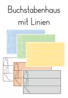 Vorschau - Poster - Buchstabenhaus mit Linien - verschiedene Farben - Deckblatt