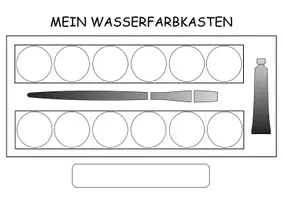 Vorschau - Arbeitsblätter - mein Wasserfarbkasten - Seite 1