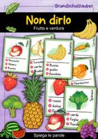 Vorschau - Spiele - Non dirlo! Frutta e verdura - Spiegare le parole (italiano) - Deckblatt