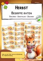 Vorschau - Arbeitsblätter - HERBST - Material für die Volksschule / Grundschule - All-In-Paket - Seite 1