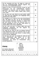 Vorschau - Arbeitsblätter - Lesespaziergang Verkehrszeichen - Seite 3