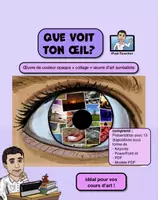 Aperçu - Préparation de séance / Séance complète - ART: Que voit ton œil ? Projet artistique, modèle inclus - Page de couverture
