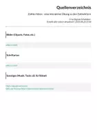 Vorschau - Interaktives Material - Zahlen hören - eine interaktive Übung zu den Zahlwörtern - Seite 1