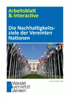 Vorschau - Arbeitsblätter - Arbeitsblatt: Die Nachhaltigkeitsziele der Vereinten Nationen - Deckblatt