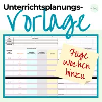 Vorschau - Lehrpläne/Lehrermaterial - Excel Vorlage zur Unterrichtsplanung - Seite 3