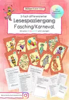 Vorschau - Arbeitsblätter - Materialpaket Lesespaziergänge - Feste & Feiern - Seite 1