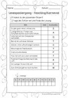 Vorschau - Arbeitsblätter - Lesespaziergang Fasching/Karneval (3fach differenziert) - Seite 3