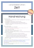 Vorschau - Stundenentwürfe - Zeit: verschiedene Uhren - Stunde 1 (Materialpaket) - Seite 2