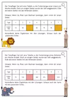 Vorschau - Arbeitsblätter - Rechnen mit Gewichten (Tabelle) - Seite 1