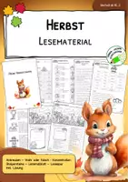 Vorschau - Arbeitsblätter - SET - Lesen im Herbst ab Klasse 2 - Seite 1