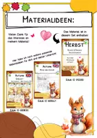 Vorschau - Arbeitsblätter - Autumn/ Herbst - Wordsearch - Seite 1