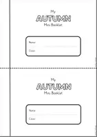 Vorschau - Arbeitsblätter - My Autumn Mini Booklet | Vocabulary #herbstbeieduki - Seite 1