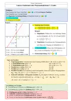 Vorschau - Arbeitsblätter - Zusammenfassung Funktionsarten (Lineare Funktionen, Quadratische Funktionen, Potenzfunktionen, Polynomfunktionen, Exponentialfunktionen) - Deckblatt