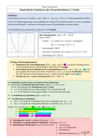 Vorschau - Arbeitsblätter - Zusammenfassung Funktionsarten (Lineare Funktionen, Quadratische Funktionen, Potenzfunktionen, Polynomfunktionen, Exponentialfunktionen) - Seite 2