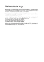 Vorschau - Spiele - Mathematische "Yoga" (1.-2. Klasse) Mathematik und Sport - Seite 2