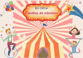 Vista previa - Refuerzo / NEE / Materiales de apoyo - EL CIRCO - ABN: Familia de números. - página 1