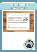 Vorschau - Arbeitsblätter - Expertenheft: Alle Menschen haben Bedürfnisse - Deckblatt