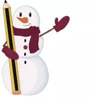 Aperçu - Cliparts/Visuels - Cliparts: bonhommes de neige - Page 3