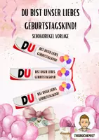 Vorschau - Anderer Materialtyp - Du bist unser liebes Geburtstagskind! Geburtstagsgeschenk - Deckblatt