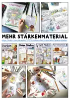 Vorschau - Arbeitsblätter - Meine Stärken - Heißluftballon Bastelvorlage + 200 Stärken / Anti Mobbing - Seite 2
