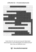 Vorschau - Arbeitsblätter - Christkindlesmarkt, Suchsel, einfach, Wortgitter, Buchstabensalat, Buchstabengitter, Wortsuchrätsel, Wortsuche, Worträtsel, Wortsuchsel, Wörtersuche, Suchrätsel - Seite 2
