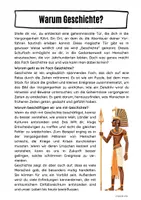 Vorschau - Arbeitsblätter - Warum wir uns mit Geschichte beschäftigen - Seite 1