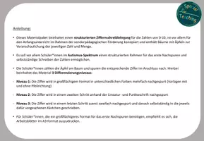 Vorschau - Arbeitsblätter - Strukturierter Ziffernlehrgang: ZR 10/Apfel - Seite 1