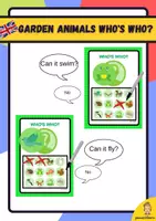anteprima - Esercizi - Who's who garden animals - Pagina di copertina