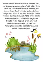 Vorschau - Text - Felix' Abenteuer - Eine Froschgeschichte zum Mitbestimmen - Seite 1