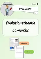 Vorschau - Arbeitsblätter - Evolutionstheorie Lamarcks / Evolution - AB mit Lösungen - Deckblatt