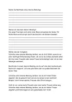 Vorschau - Arbeitsblätter - Der innere Monolog Text Aufgaben Schreibanlass Lösung - Seite 3