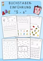 Vorschau - Arbeitsblätter - Buchstabe S, Buchstabeneinführung - Deckblatt