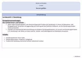 Vorschau - Stundenentwürfe - Sequenzplanung - Werken und Gestalten 5 - Seite 3