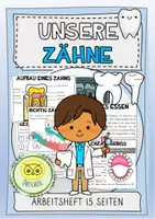 Vorschau - Arbeitsblätter - Unsere Zähne - Arbeitsheft - Grundschule - Deckblatt