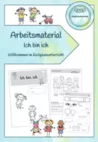 Vorschau - Arbeitsblätter - Arbeitsheft - Ich bin ich (Religion Klasse 1 oder Allgemein) - Deckblatt