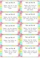 Vorschau - Aufgabenkarten - Stop and Swap Cards - Push and Pull Factors - Seite 1